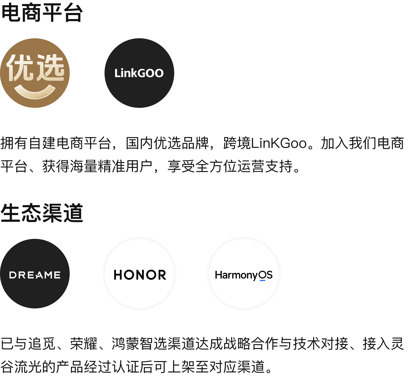 丰富的电商生态渠道